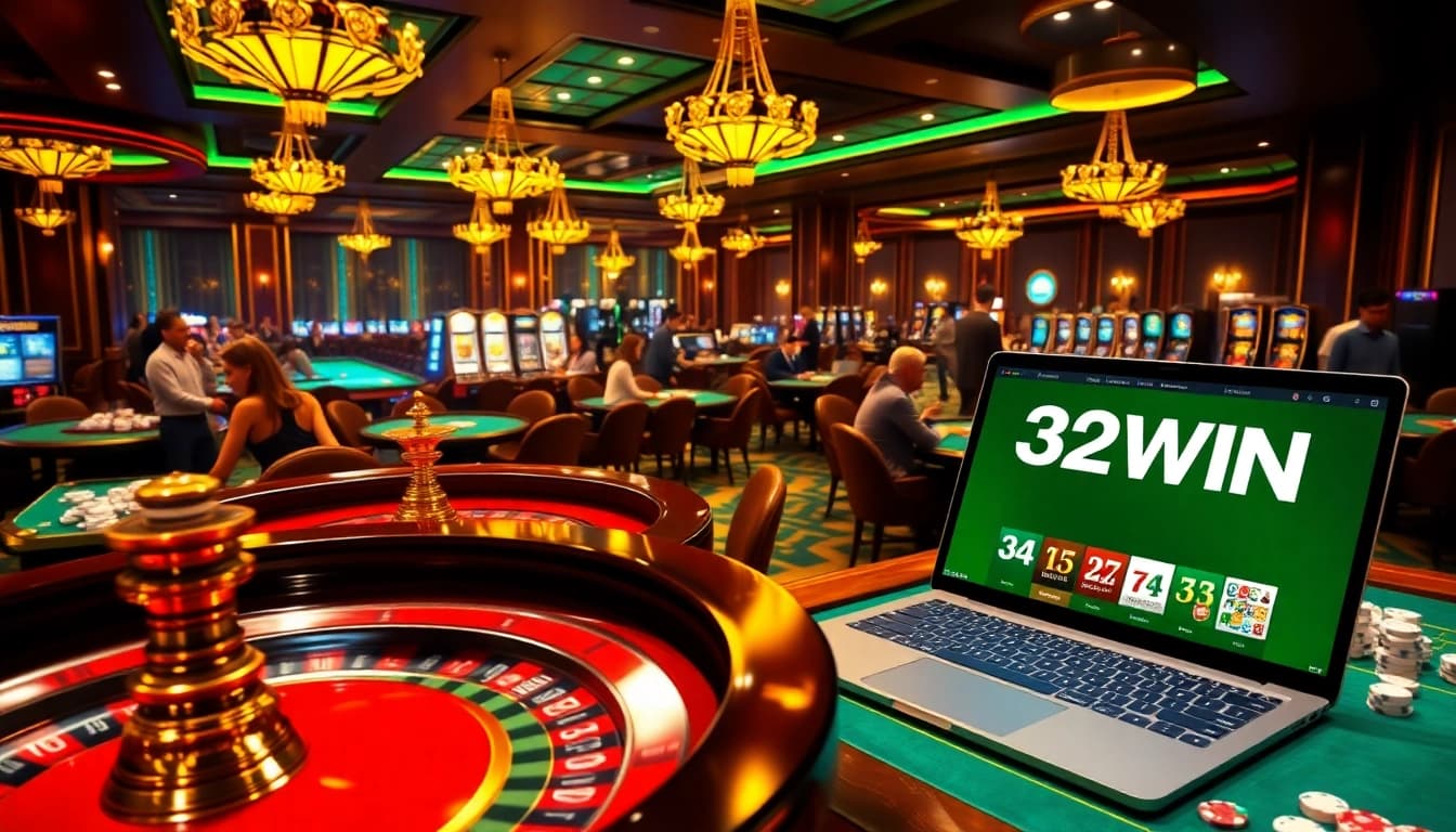 Experience the excitement of casino gaming at https://32win.baby with vibrant tables, roulette wheels, and high-stakes action.
