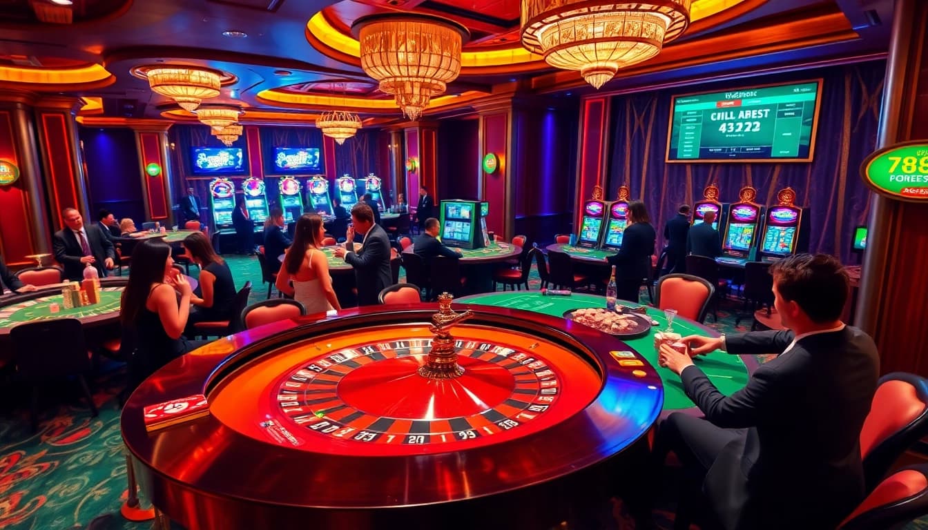 Experience the excitement of winning at 789f.best with vibrant casino games and opulent surroundings.