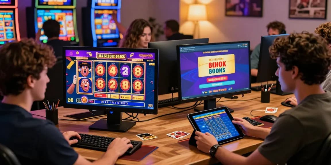 Engaging online gambling scene at a virtual credit card casino with players enjoying games and bonuses on https://ecpc.org.uk.