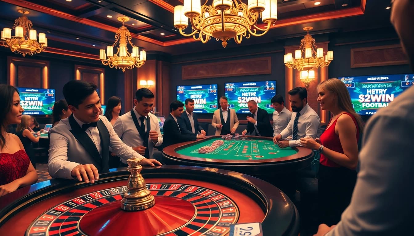 Winning moments at https://32win.football/ with an exciting casino atmosphere featuring roulette and poker games.
