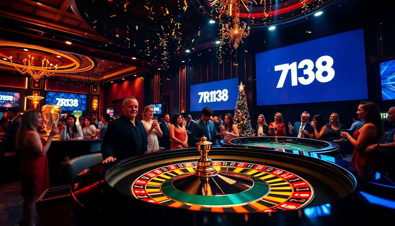 Experience the excitement of gambling at BRO138 during New Year's Eve celebrations, with roulette and festive ambiance.