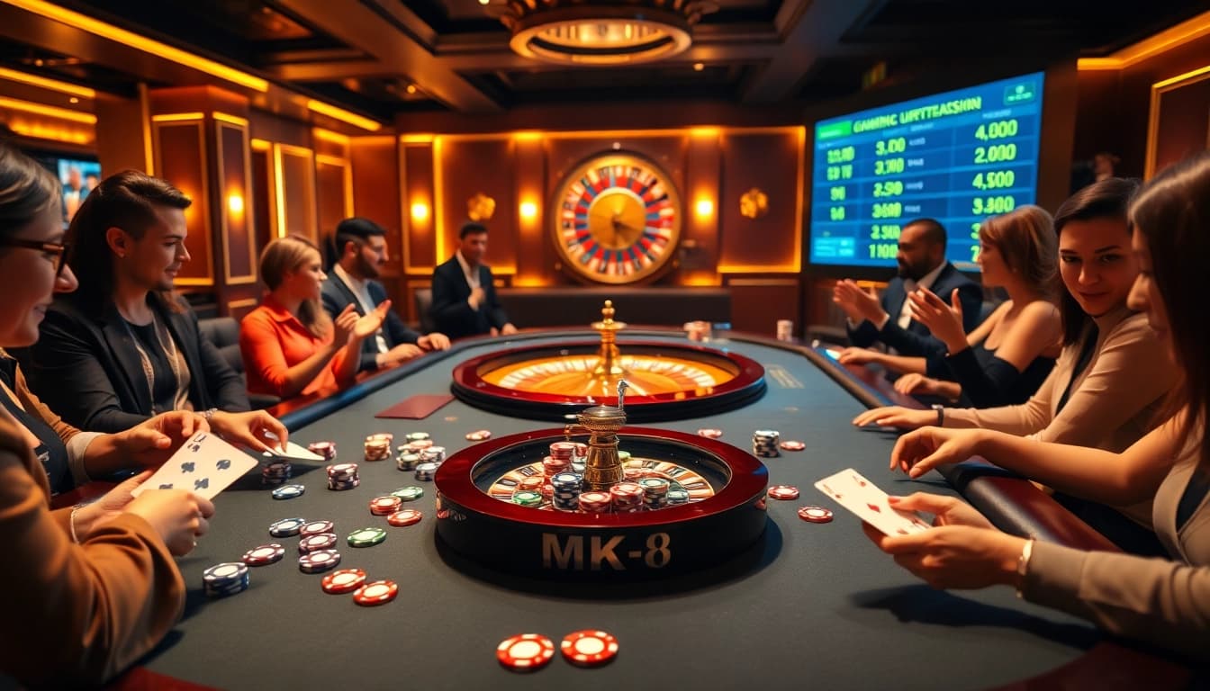 Experience thrilling gameplay at the MK 8 casino with dynamic betting action and luxurious ambiance.