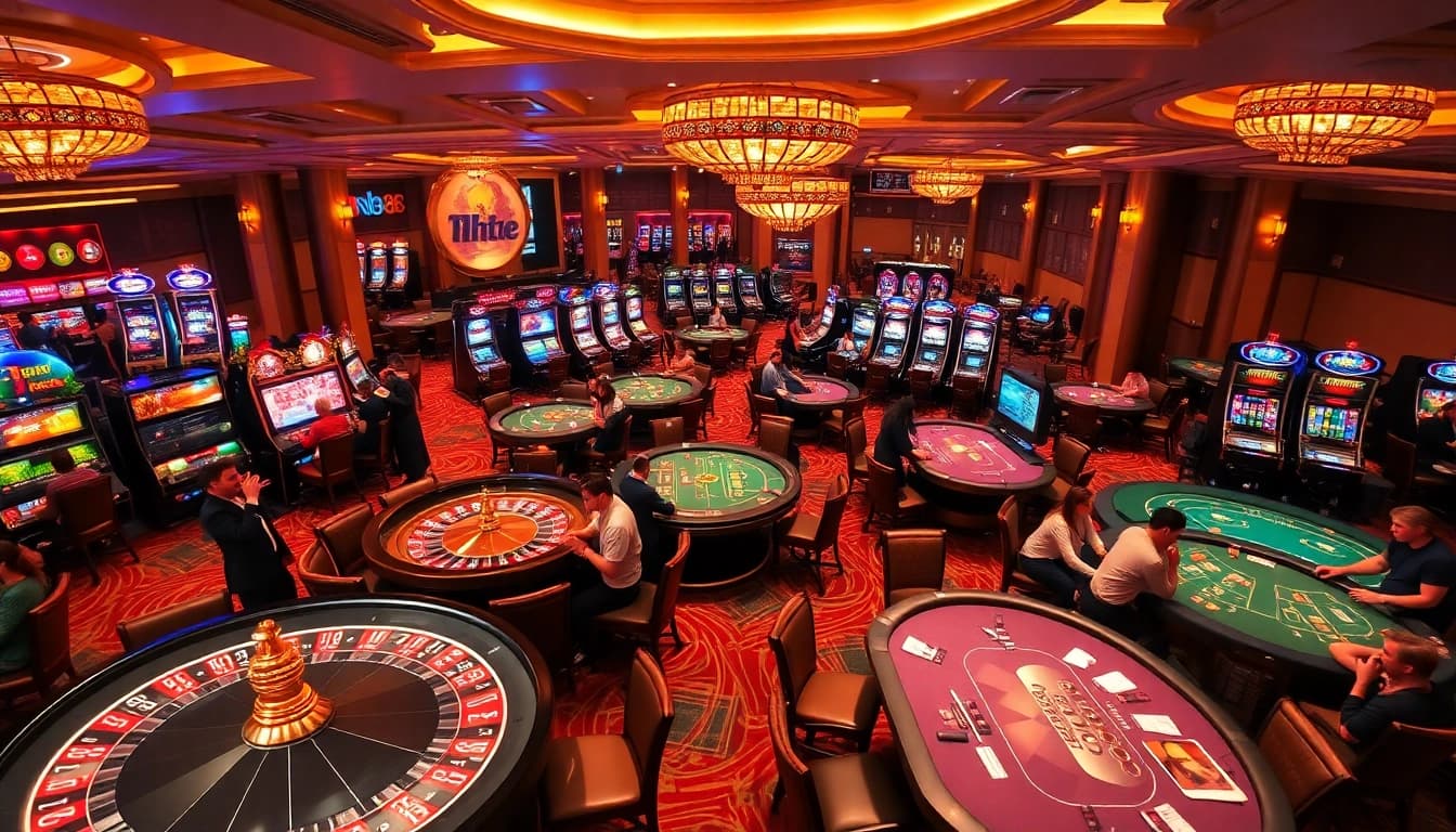 Experience the excitement of gambling at nh88 casino with vibrant tables and high-stakes gaming.