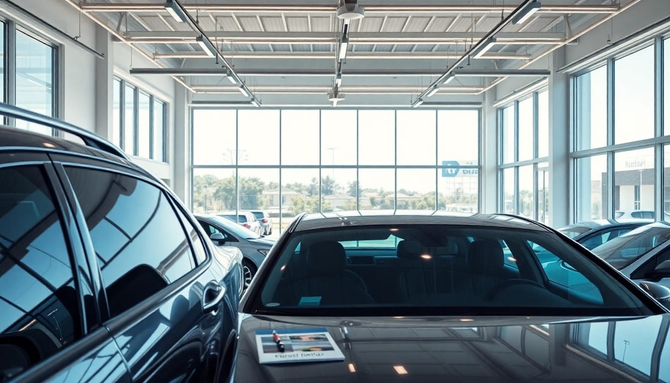 Enhance your vehicle with professional window tinting Cleveland TN at a modern showroom.