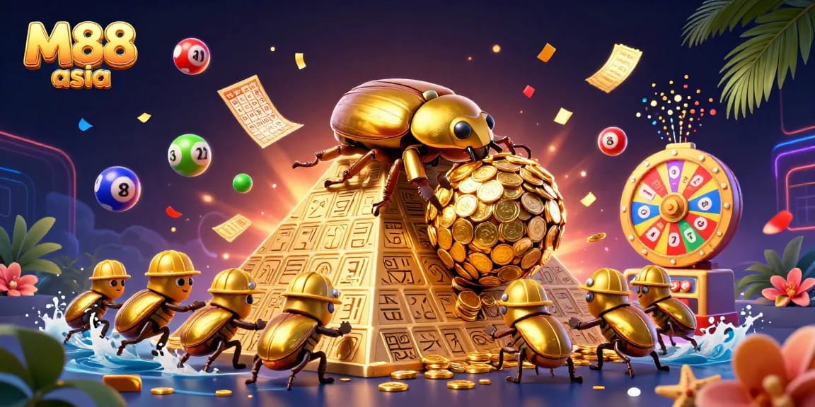 Engage in thrilling gaming at M88 asia with golden coin adventures and vibrant casino elements.