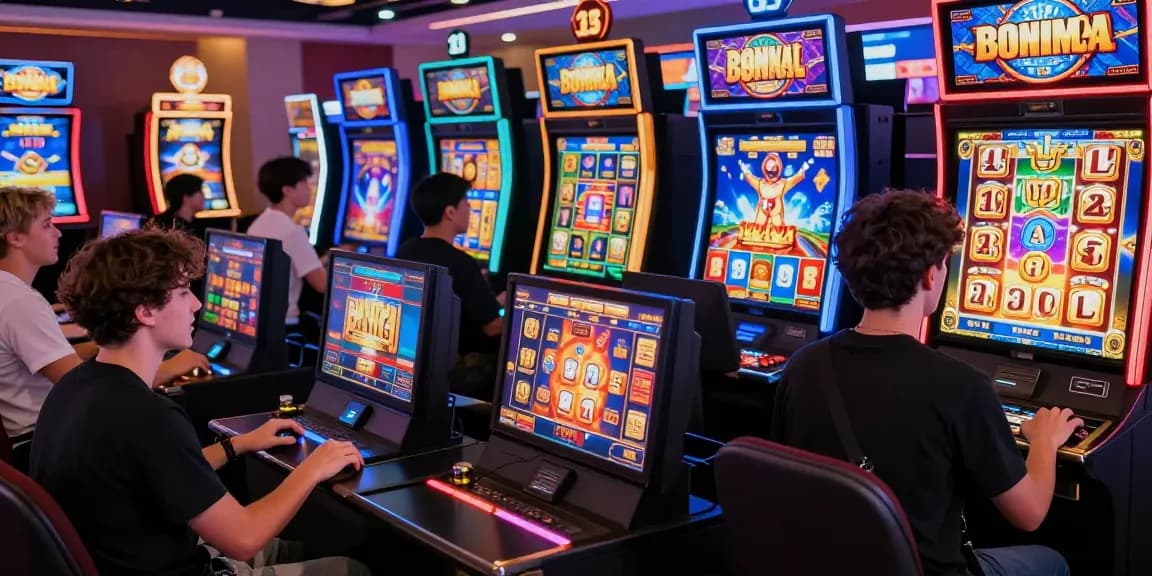 Engaging players exploring bonus buy slots UK in a vibrant online casino setting