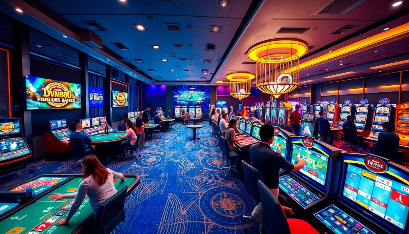 Engaging MM88 online gaming platform showcasing exciting sports betting and casino games in a vibrant digital environment.