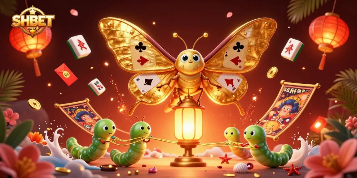 Join the winning action at SHBET with vibrant casino scenes and golden elements shimmering.