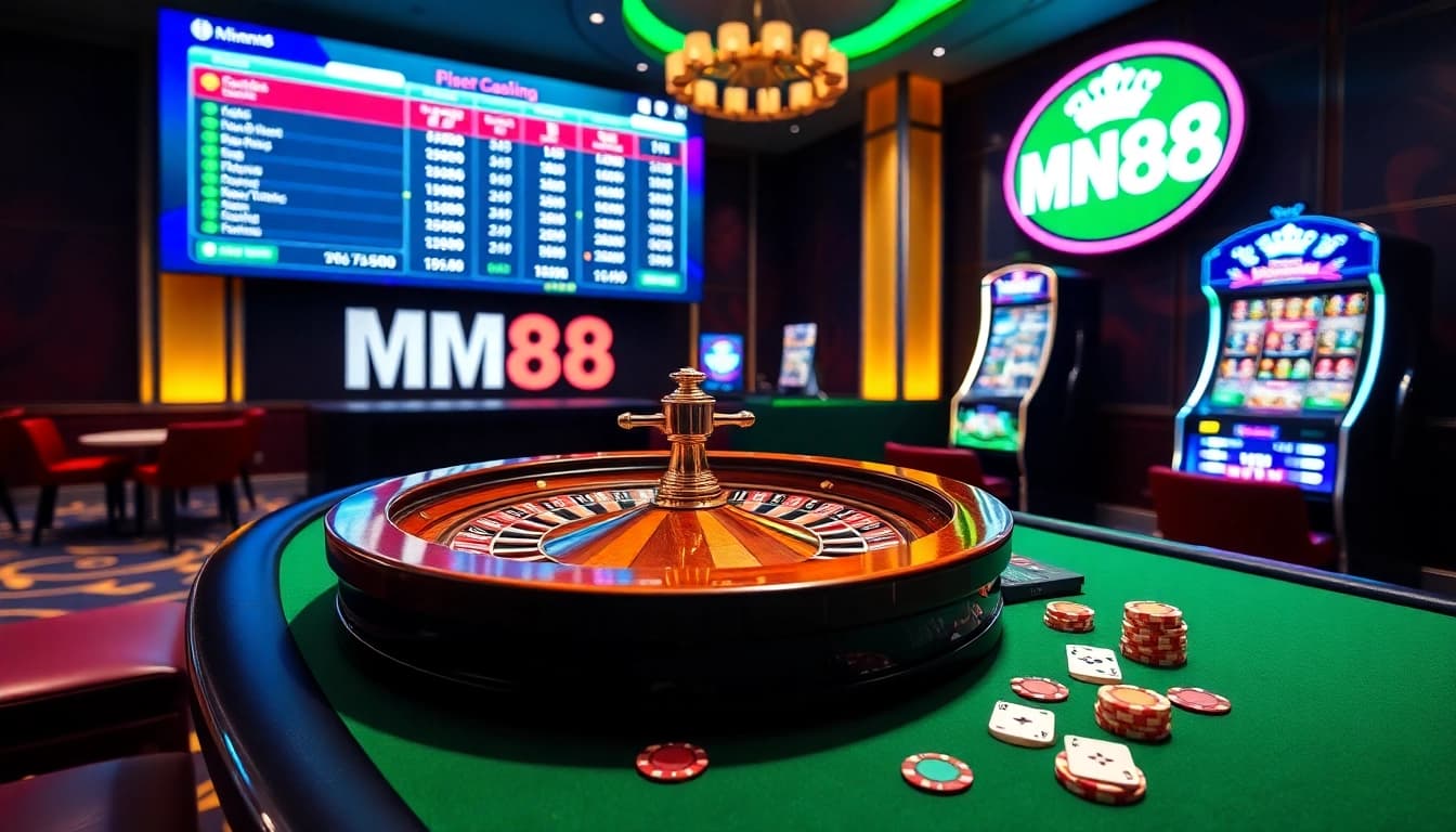 Experience excitement and winning strategies at mm88 with vibrant casino elements and elegant design.