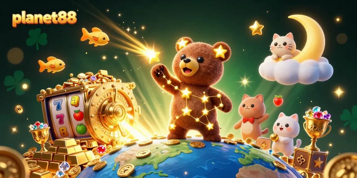 Experience excitement at planet88 with golden treasures and thrilling slot reels.