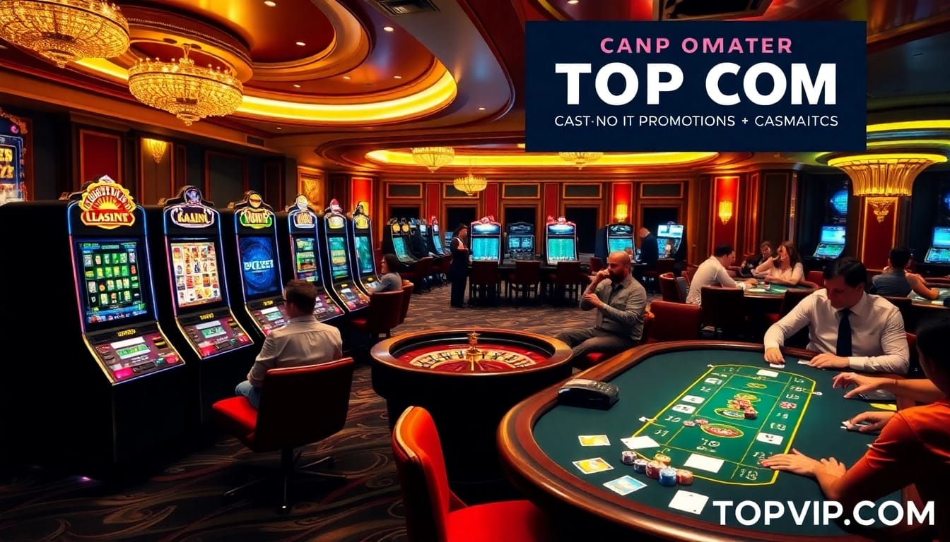 Experience the excitement at TOPVIP.COM with dynamic gaming tables and engaging players.