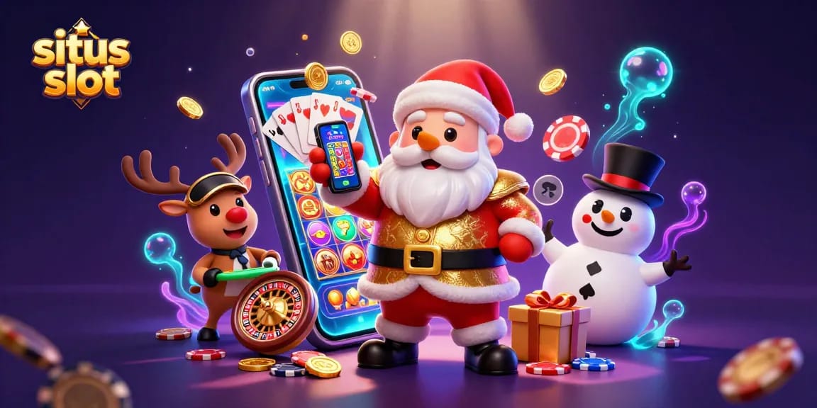 Menangkan jackpot situs slot dengan permainan menarik dalam ilustrasi kasino 3D yang meriah.