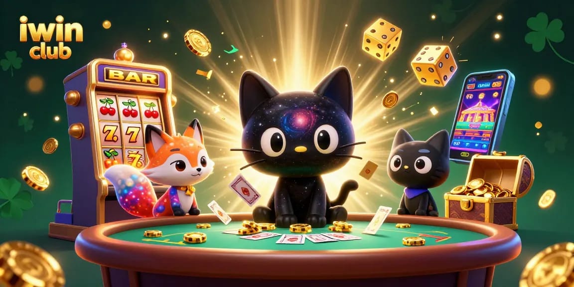 Join the exciting iwin club experience with captivating cosmic casino elements and characters.