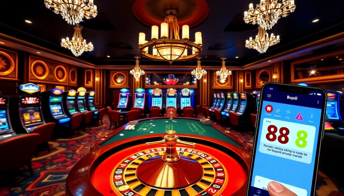 Experience the excitement of 88i with vibrant casino scenes and thrilling games.