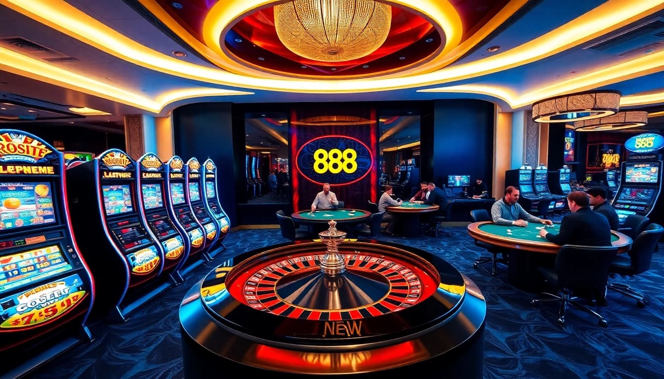 Experience the excitement at 888 new casino with vibrant games and thrilling action.