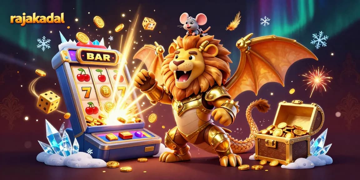 Rasakan sensasi bermain di rajakadal dengan chimera berani dan mesin slot megah meledak koin.