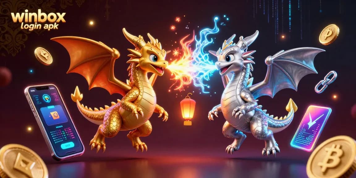 Engage in thrilling gameplay with winbox login apk, featuring dynamic dragons and crypto elements.