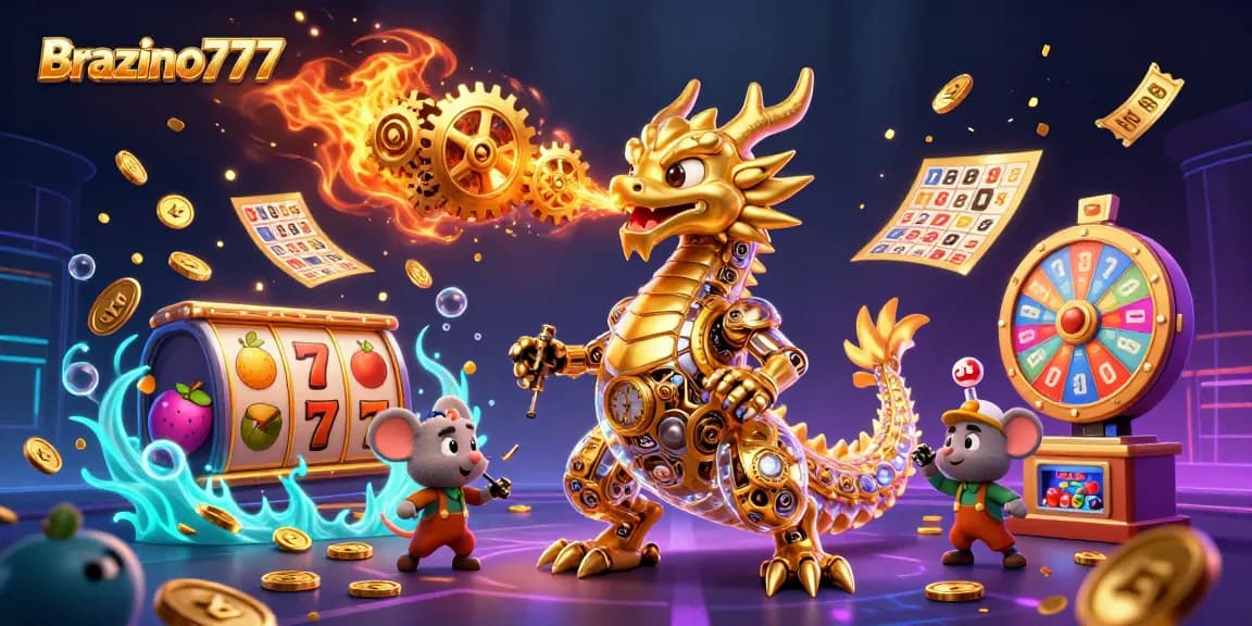 Brazino777 delivers thrilling rewards with a vibrant scene of slots, jackpots, and excitement.