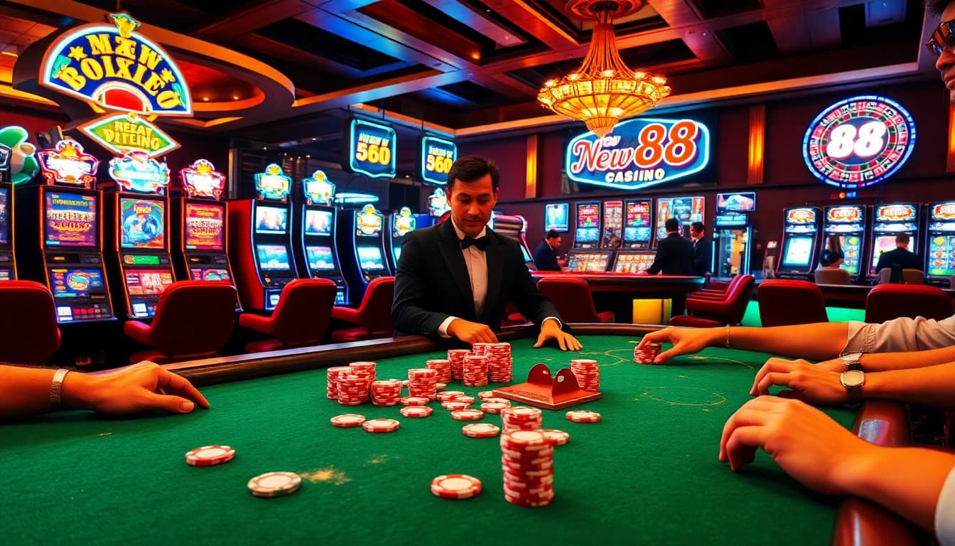 Join the excitement at new 88 with engaging poker and vibrant casino games for all players.