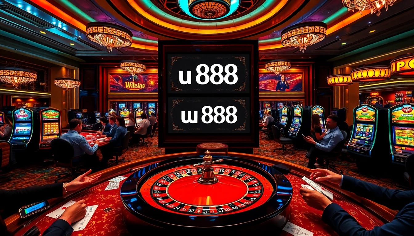Winning strategies at u 888 with players engaging at tables and slot machines