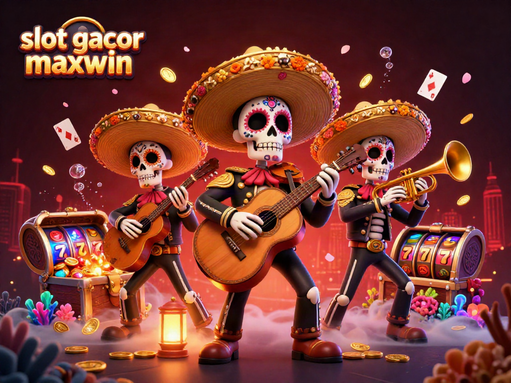 Slot gacor maxwin menggamparkan keceriaan dalam permainan kasino dengan suasana meriah dan simbol keberuntungan.