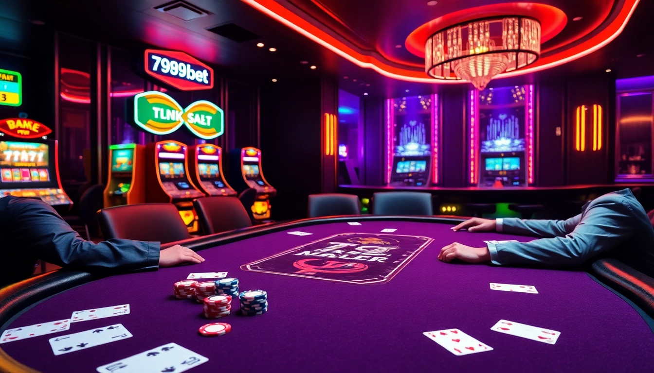 Experience high-stakes poker action at 789bet's luxurious online casino.