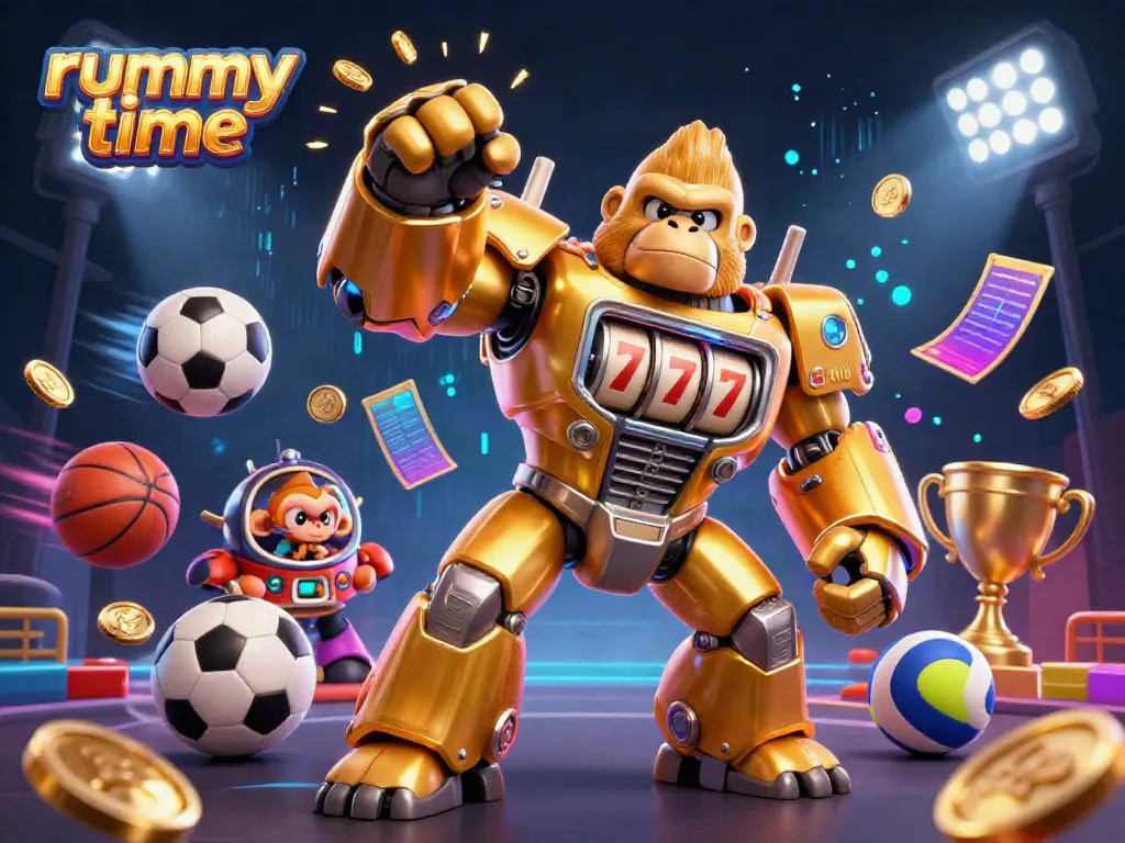 Engage in the thrilling rummy time experience with vibrant characters and exciting gameplay elements.