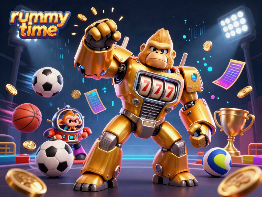 Engage in the thrilling rummy time experience with vibrant characters and exciting gameplay elements.