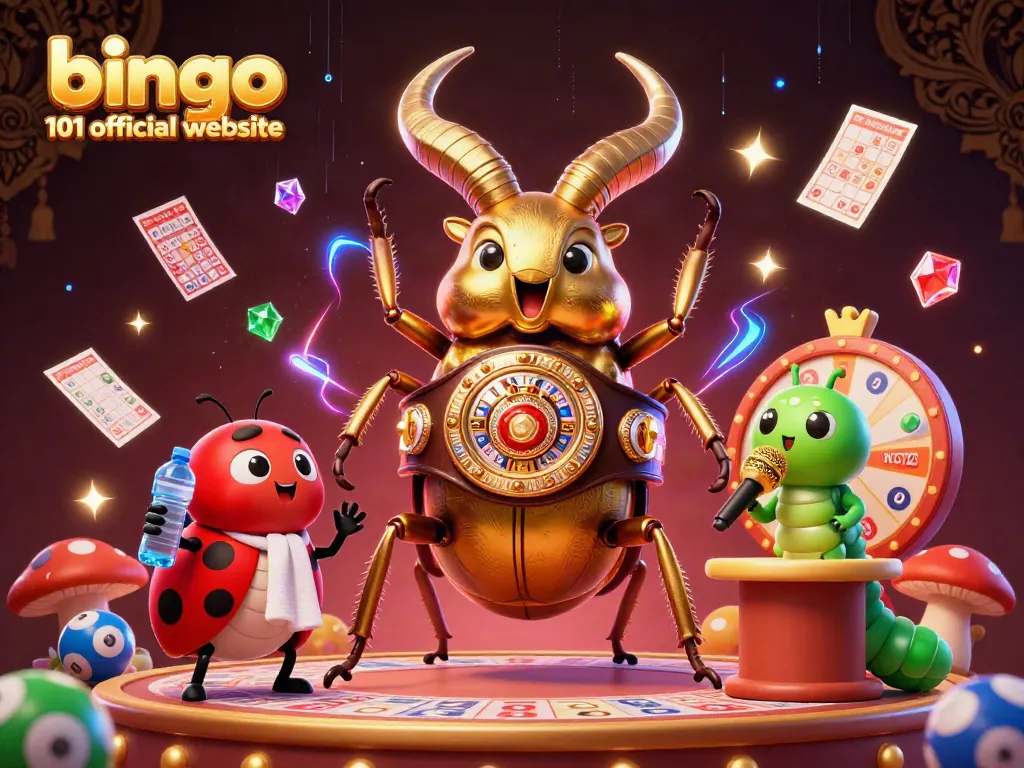Engaging bingo gameplay scene featuring bingo 101 official website characters, bingo balls, and vibrant visuals.