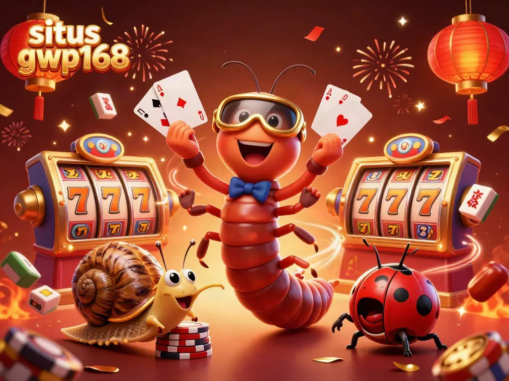 Permainan menyenangkan di situs gwp168 dengan dealer kartun dan jackpot slot yang menarik.