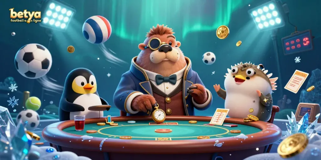 Engage with betya football en ligne in this vibrant, dynamic portrayal of football betting action.